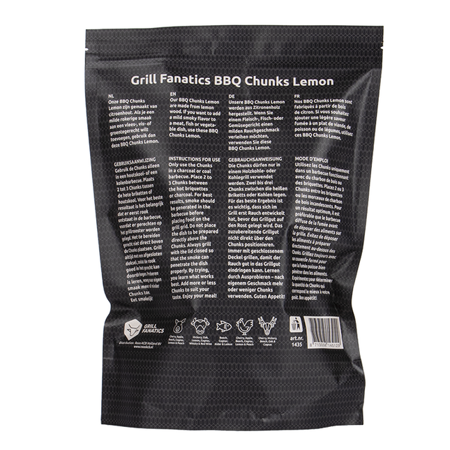 Grill Fanatics Grill Fanatics BBQ Lemon Chunks 1 kg