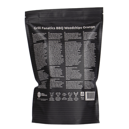 Grill Fanatics Grill Fanatics BBQ Wood Chips Orange 500 gram