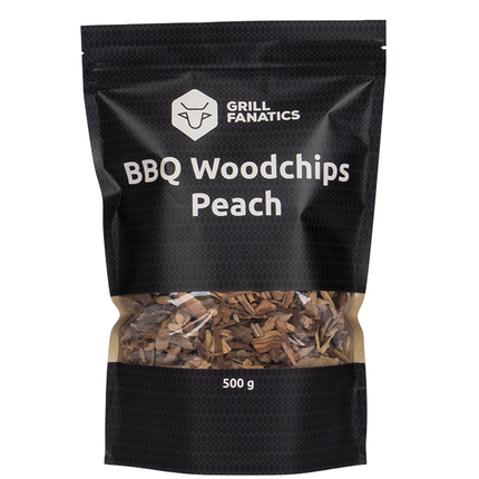 Grill Fanatics Grill Fanatics BBQ Wood Chips Peach 500 gram