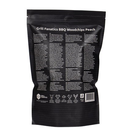 Grill Fanatics Grill Fanatics BBQ Wood Chips Peach 500 gram