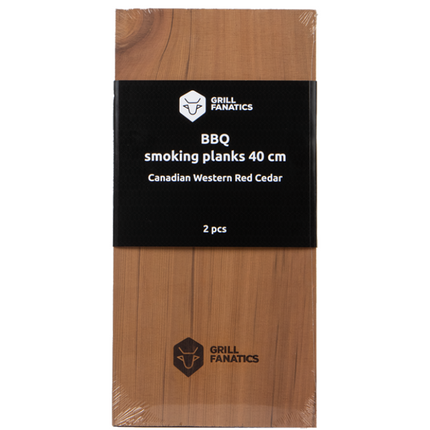 Grill Fanatics Grill Fanatics Cedar Rookplank 40 cm 2 stuks