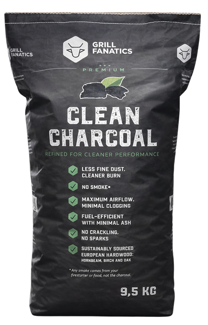 Grill Fanatics Grill Fanatics Clean Charcoal 9,5 kg