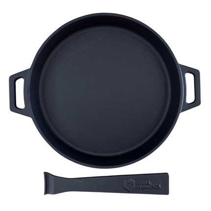 Grill Fanatics Grill Fanatics Gietijzeren Skillet 25 cm met Afneembaar Handvat