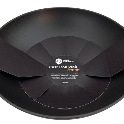 Grill Fanatics Grill Fanatics Gietijzeren Wok 30 cm