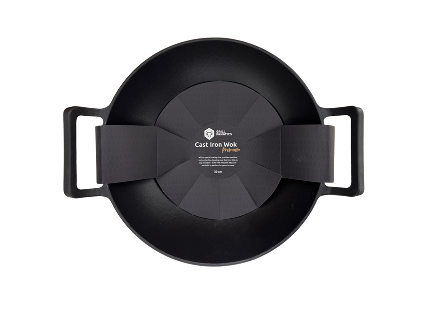 Grill Fanatics Grill Fanatics Gietijzeren Wok 30 cm