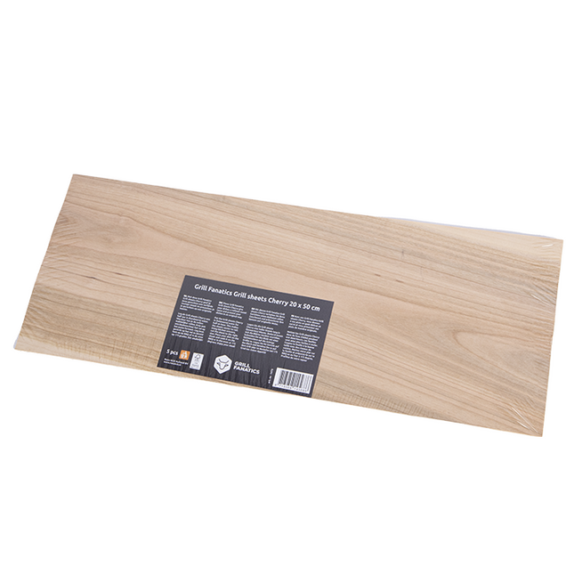 Grill Fanatics Grill Fanatics Grill Sheets Kers 5 stuks 20 x 50 cm