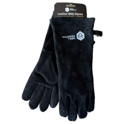 Grill Fanatics Grill Fanatics Leren BBQ Handschoenen Premium
