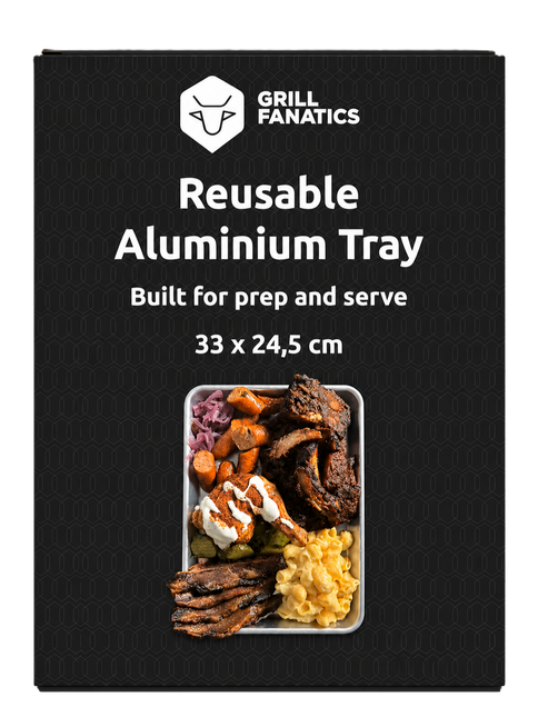 Grill Fanatics Grill Fanatics Reusable Aluminium Tray 33 x 24,5 cm