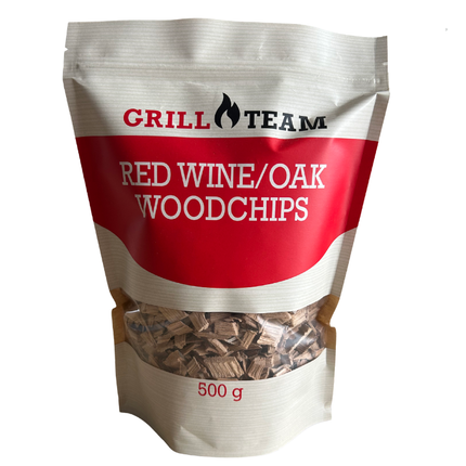 Grillteam GrillTeam Red Wine / Oak Woodchips 500 gram