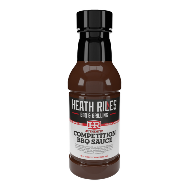 Heath Riles Checkered Pig Competition BBQ Sauce 16 oz