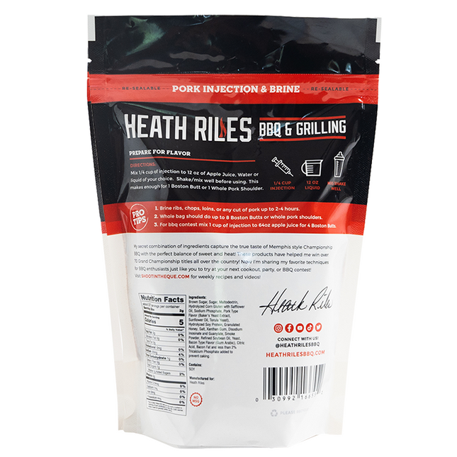 Heath Riles Heath Riles BBQ Pork Injection 16oz