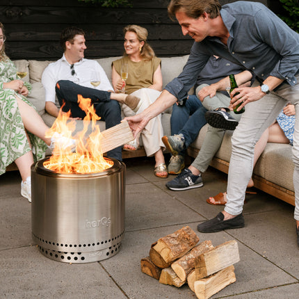 HerQs Smokeless FirePit Blaze Bundle