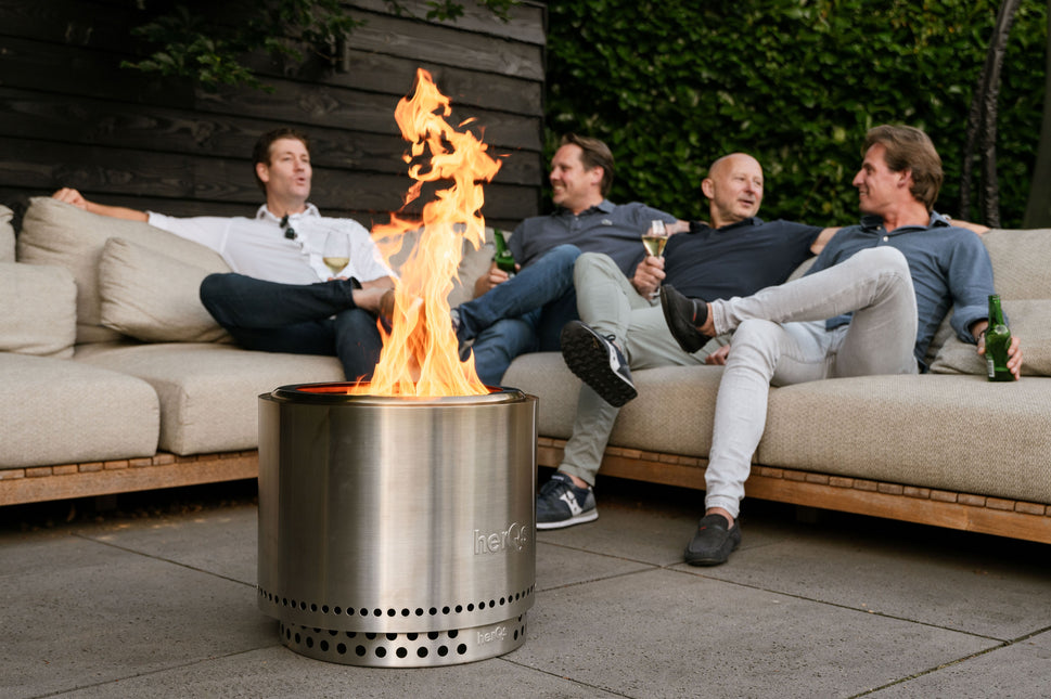 HerQs Smokeless FirePit Blaze Bundle