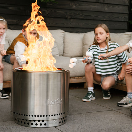 HerQs Smokeless FirePit Blaze