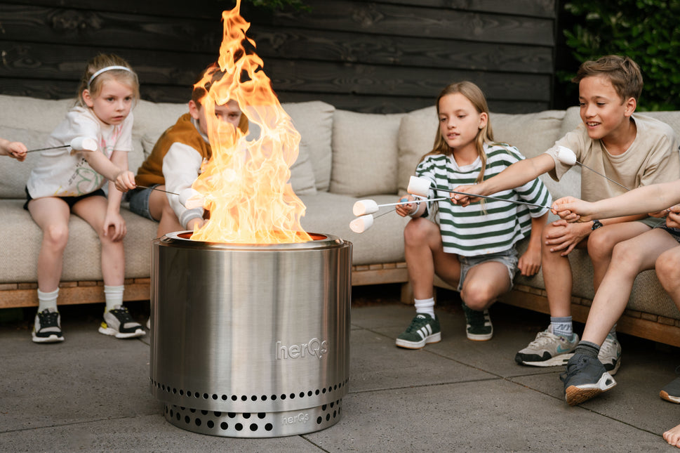 HerQs Smokeless FirePit Blaze Bundle