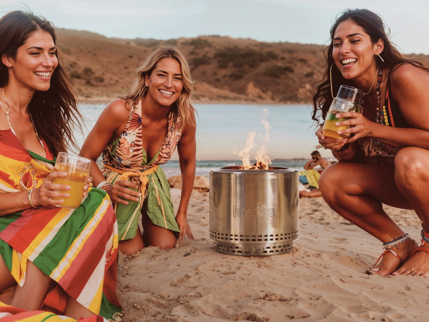 HerQs HerQs Smokeless FirePit Blaze