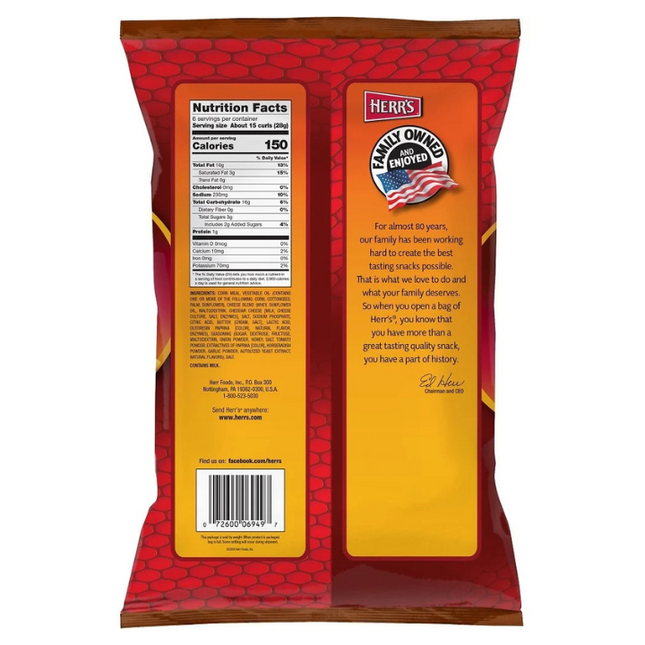 Herrs Herr`s Hot`n Honey 180 gram