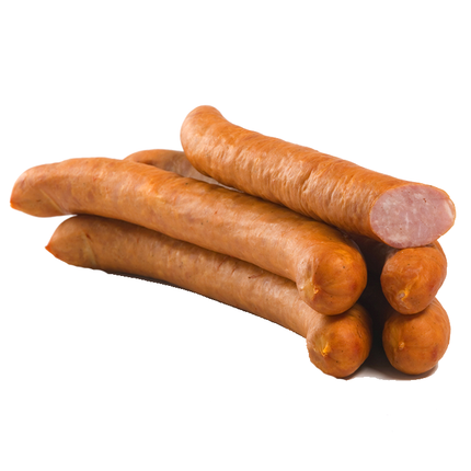 Home Made Ambachtelijke Hotdogs Gerookt op Beuk 5 x 100 gram