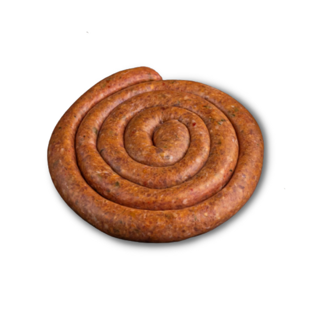 Home Made Braaiworst ‘Texas’ Jalapeño & Cheddar 100cm