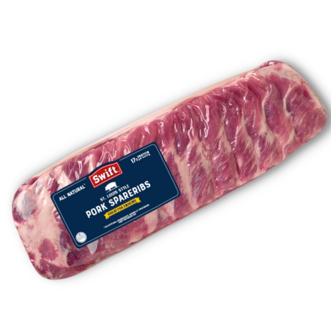 Home Made Swift Premium USA Belly Ribs  St. Louis Style Competition Cut 1500 gram