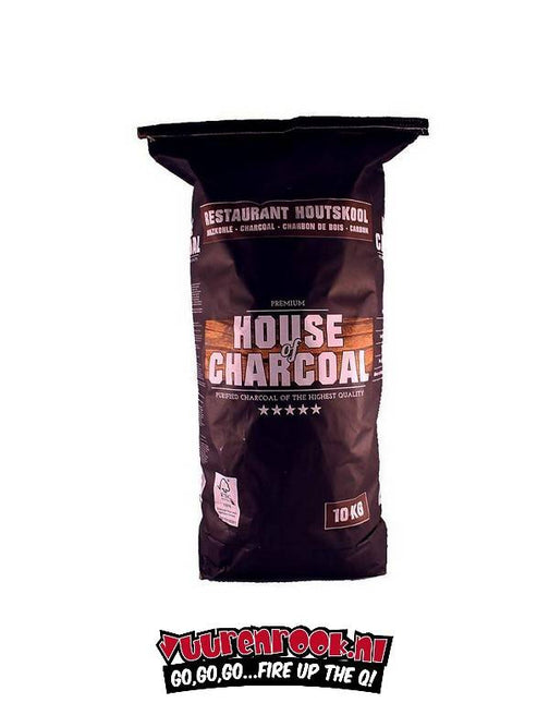 House of Charcoal House of Charcoal Horeca Acacia Zuid Afrika Black Wattle Houtskool 10 kg