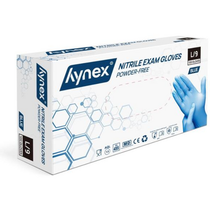 Hynex Hynex Nitril Handschoenen Xtra Strong Blauw 100 stuks Large
