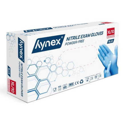 Hynex Hynex Nitril Handschoenen Xtra Strong Blauw 100 stuks XLarge