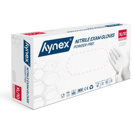 Hynex Hynex Nitril Handschoenen Xtra Strong Wit 100 stuks XLarge