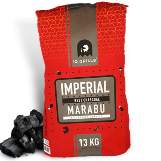 IQ Grills IQ Grills Imperial Marabu Houtskool 13 kg