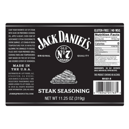 Jack Daniel's Jack Daniels Steak Rub 10.25oz