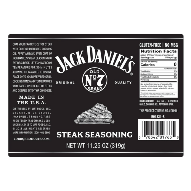 Jack Daniel's Jack Daniels Steak Rub 6oz
