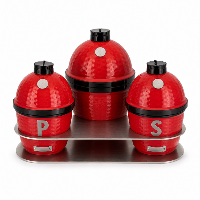 Kamado Specials Kamado Rub / Peper & Zout Strooier Rood