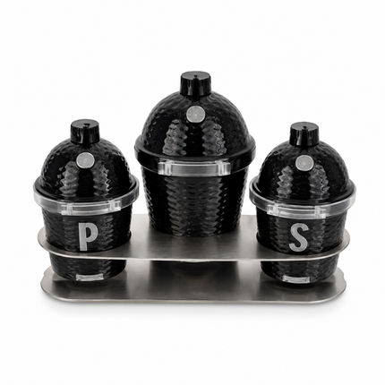 Kamado Specials Kamado Rub / Peper & Zout Strooier Zwart