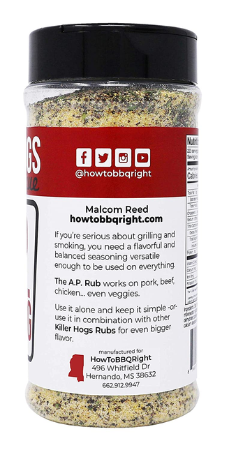 Killer Hogs Killer Hogs Championship The  A.P. BBQ Rub 14 oz