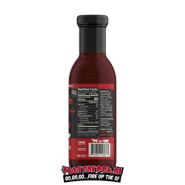 Kosmos Kosmos Cherry Habanero BBQ Sauce 15.5oz