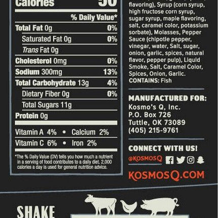 Kosmos Kosmos Competition BBQ Sauce 15 oz