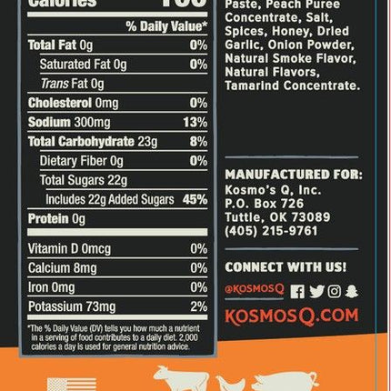 Kosmos Kosmos Honey Jalapeño BBQ Sauce 15.5oz