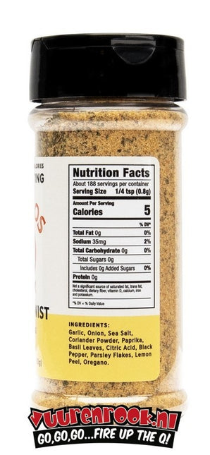 Kosmos Kosmos Lemon Twist Sugar Free Clean Eating Seasoning 5.3oz