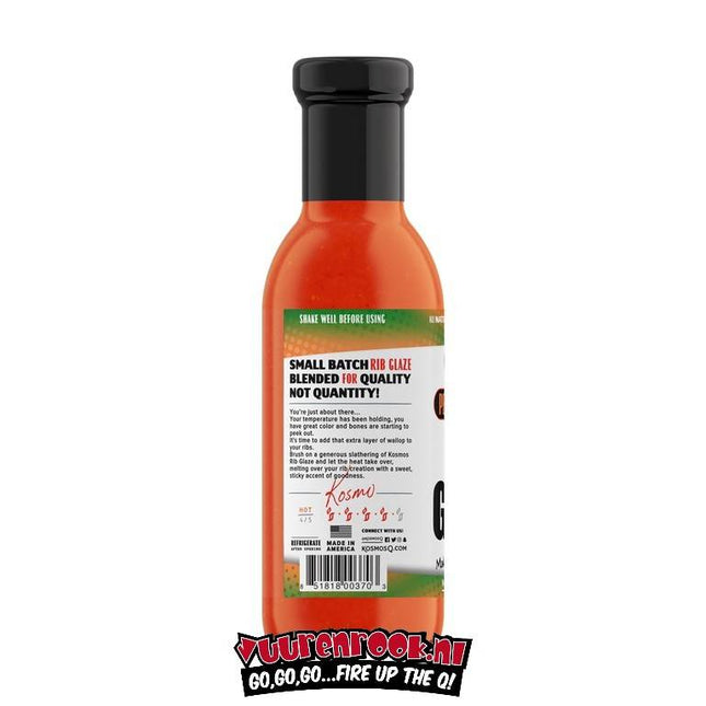 Kosmos Kosmos Peach Jalapeño Rib Glaze 15oz