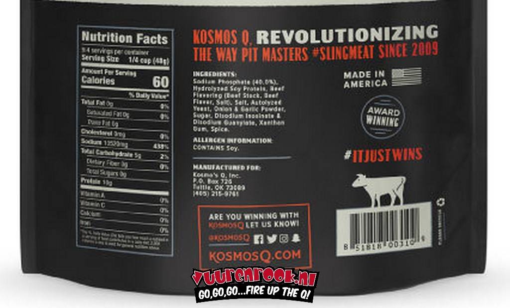 Kosmos Kosmos Reserve Blend Brisket Brine Injection 16oz