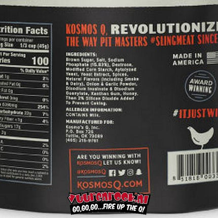 Kosmos Kosmos Wood Fired Chicken Injection 16oz