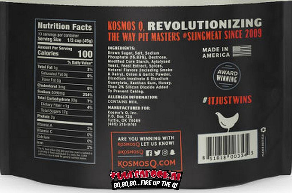 Kosmos Kosmos Wood Fired Chicken Injection 16oz