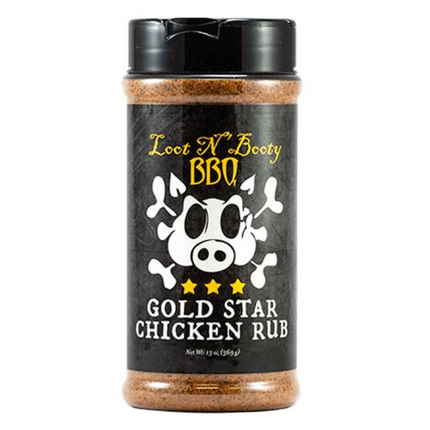 Loot n Booty Loot n Booty BBQ Gold Star Chicken Rub 13oz