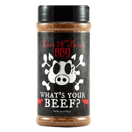 Loot n Booty Loot n Booty What's Your Beef Rub 13 oz