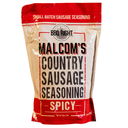 Malcom's Malcom's Spicy Country Sausage Seasoning 16oz