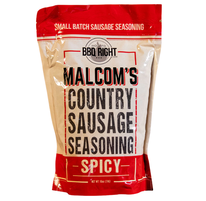 Malcom's Malcom's Spicy Country Sausage Seasoning 16oz