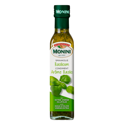 Monini Monini Smaakolie Basilicum 250 ML