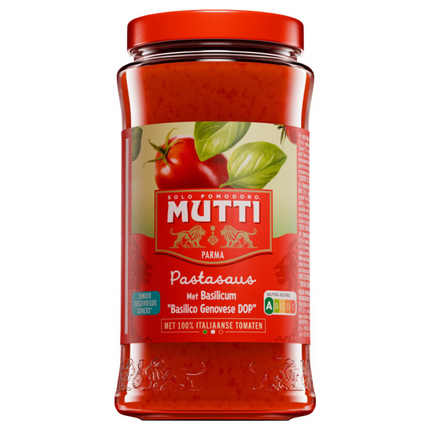 Mutti Mutti Pastasaus Met Basilicum 400 Gram