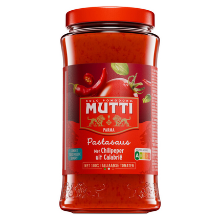 Mutti Mutti Tomatensaus Met Chilipeper 400 Gram