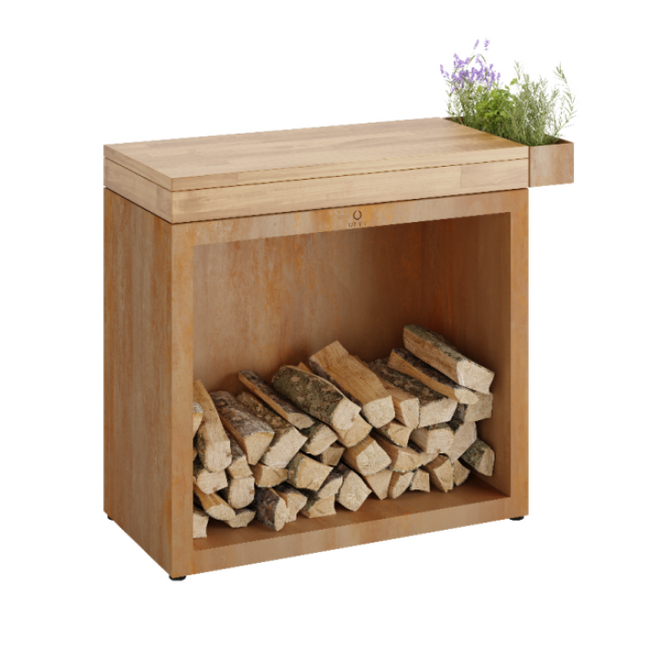 OFYR OFYR Butcher Block Storage Corten 90